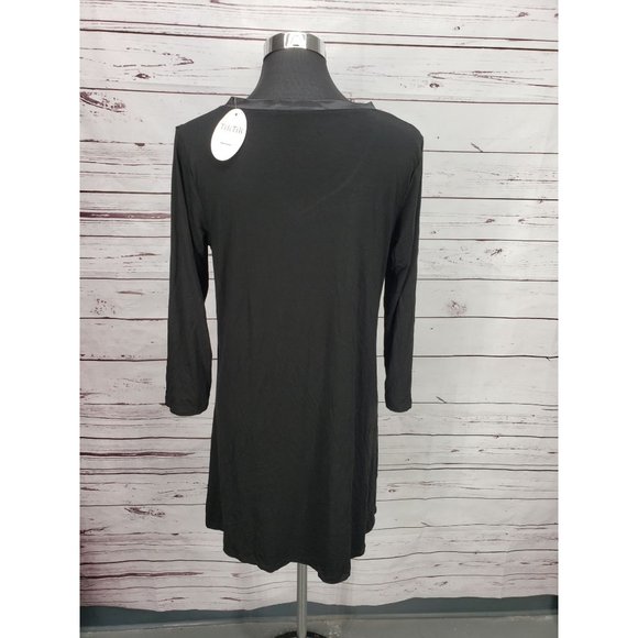 TIKTIK Women's Nightgown Modal Sleep Shirt V Neck Comfy Pajama Sleepwear Medium - Picture 10 of 10